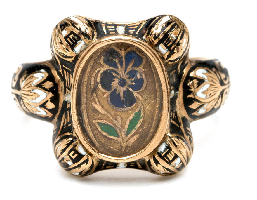 vingtage-victorian-gold-enamal-portrait-ring_1